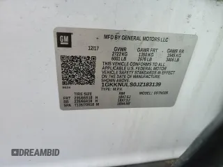 2018 GMC Acadia SLT with VIN 1GKKNULS0JZ183139, listed as a Copart auction lot 51170175 with 103,279 mi miles and Salvage Title. Bid and sale history available at DreamBid. Image 15.