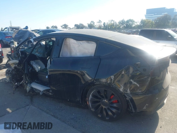 2024 Tesla Model Y Performance with VIN 7SAYGDEF7RF021464, listed as a IAAI auction lot 41225432 with Not Provided miles and . Bid and sale history available at DreamBid. Image 13.