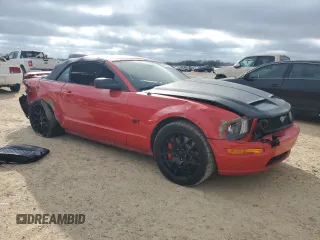 2005 Ford Mustang GT Deluxe with VIN 1ZVFT85HX55232398, listed as a Copart auction lot 47000505 with 86,445 mi miles and Salvage Title. Bid and sale history available at DreamBid. Image 4.