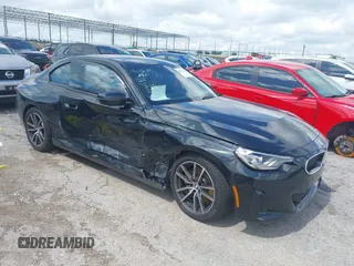 2025 BMW 2 Series 230i with VIN 3MW23CM03S8F01241, listed as a IAAI auction lot 42327520 with 4,571 mi miles and . Bid and sale history available at DreamBid. Image 1.