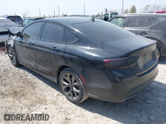 2015 Chrysler 200 S with VIN 1C3CCCBG6FN516704, listed as a IAAI auction lot 42041485 with 140,408 mi miles. Bid and sale history available at carsss.com. Image 3.