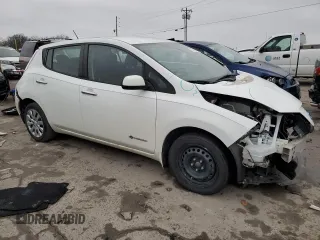 2015 Nissan LEAF SV with VIN 1N4AZ0CP0FC312609, listed as a Copart auction lot 70430622 with 55,198 mi miles. Bid and sale history available at carsss.com. Image 4.