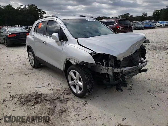 2016 Chevrolet Trax LTZ with VIN 3GNCJRSB5GL255423, listed as a Copart auction lot 86134524 with 61,776 mi miles and Salvage Title. Bid and sale history available at carsss.com. Image 12.