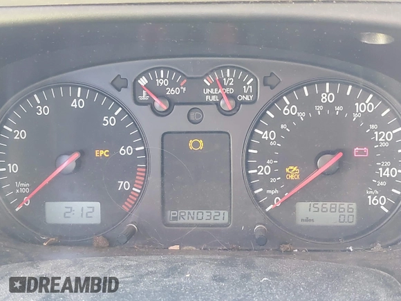 2002 Volkswagen EuroVan с VIN WV2KB47002H029567, выставлен на аукционе IAAI как лот 41628376 с пробегом 156 866 миль миль и . История ставок и продаж доступна на DreamBid. Изображение 7.