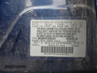 2017 Nissan Sentra SV with VIN 3N1AB7AP1HL651321, listed as a IAAI auction lot 42181903 with 146,797 mi miles and . Bid and sale history available at DreamBid. Image 9.