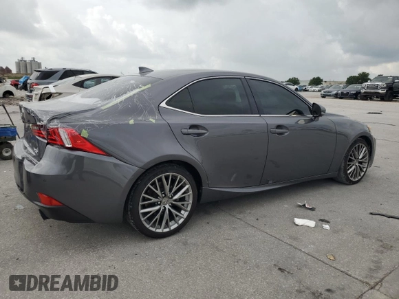 2014 Lexus IS 250 with VIN JTHBF1D21E5029444, listed as a Copart auction lot 59900835 with 157,047 mi miles and Salvage title. Bid and sale history available at DreamBid. Image 3.