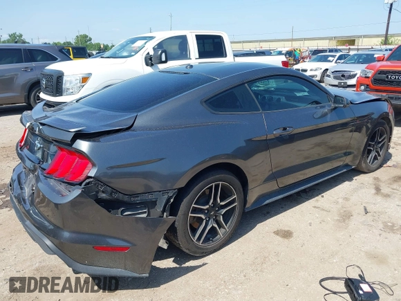 2019 Ford Mustang EcoBoost z VIN 1FA6P8TH1K5118026, wystawiony jako IAAI lot #42204167 z przebiegiem 66 425 mil mil oraz . Historia ofert i sprzedaży dostępna na DreamBid. Obrazek 4.