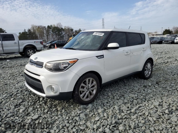 2017 Kia Soul + with VIN KNDJP3A52H7448528, listed as a Copart auction lot 49976505 with 121,134 mi miles and Salvage Title. Bid and sale history available at carsss.com. Image 1.