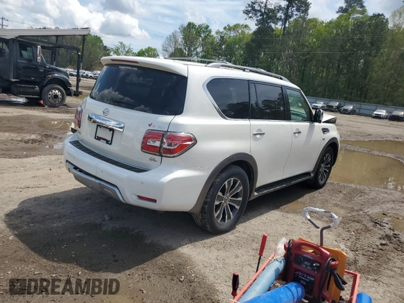 2017 Nissan Armada SL with VIN JN8AY2ND0H9000922, listed as a Copart auction lot 50698965 with 170,769 mi miles and Salvage Title. Bid and sale history available at carsss.com. Image 3.