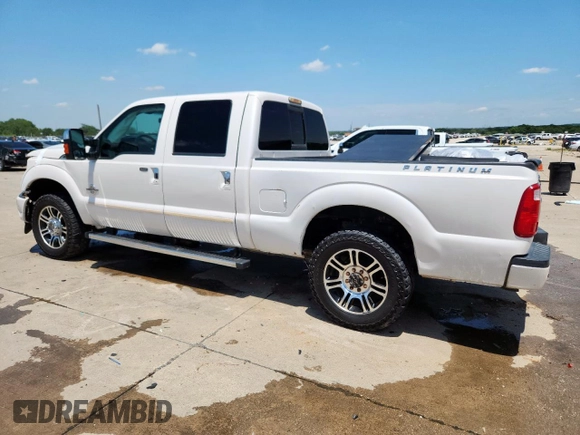 2016 Ford F-250 Lariat with VIN 1FT7W2BT4GEB75820, listed as a Copart auction lot 60885475 with 91,786 mi miles and Salvage title. Bid and sale history available at DreamBid. Image 2.