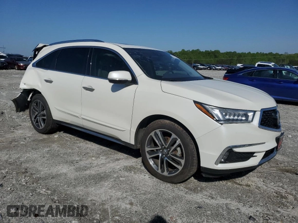 2017 Acura MDX Advance z VIN 5FRYD4H88HB010473, wystawiony jako Copart lot #52225265 z przebiegiem 80 307 mil mil oraz Szkoda całkowita • Salvage title. Historia ofert i sprzedaży dostępna na DreamBid. Obrazek 4.