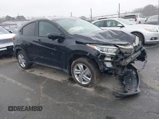 2019 Honda HR-V EX with VIN 3CZRU5H52KM704011, listed as a IAAI auction lot 41616517 with 57,921 mi miles. Bid and sale history available at carsss.com. Image 1.