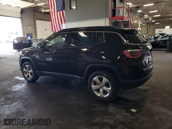 2018 Jeep Compass Latitude with VIN 3C4NJDBB0JT180531, listed as a Copart auction lot 64718445 with 45,407 mi miles and Salvage title. Bid and sale history available at DreamBid. Image 2.