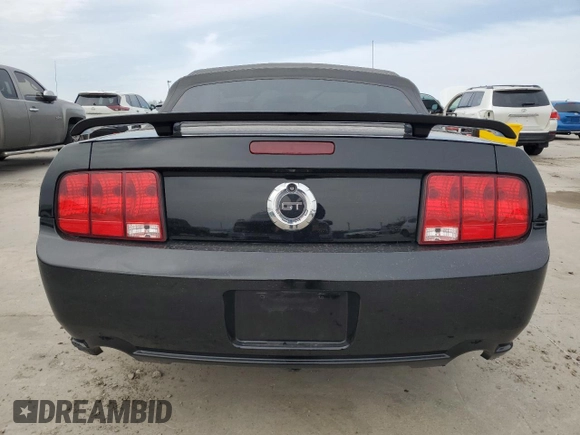 2006 Ford Mustang GT Deluxe with VIN 1ZVFT85H665222727, listed as a Copart auction lot 48214285 with 143,226 mi miles and Salvage Title. Bid and sale history available at carsss.com. Image 6.