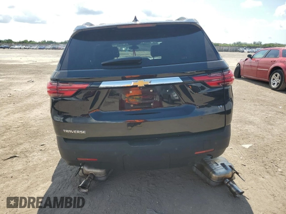 2022 Chevrolet Traverse LT Leather with VIN 1GNERHKW3NJ148616, listed as a Copart auction lot 82061894 with 47,472 mi miles and Salvage Title. Bid and sale history available at carsss.com. Image 6.