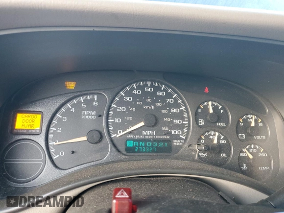 2002 Chevrolet Tahoe LS with VIN 1GNEC13ZX2J173770, listed as a Copart auction lot 52108985 with 273,327 mi miles and Salvage title. Bid and sale history available at DreamBid. Image 9.