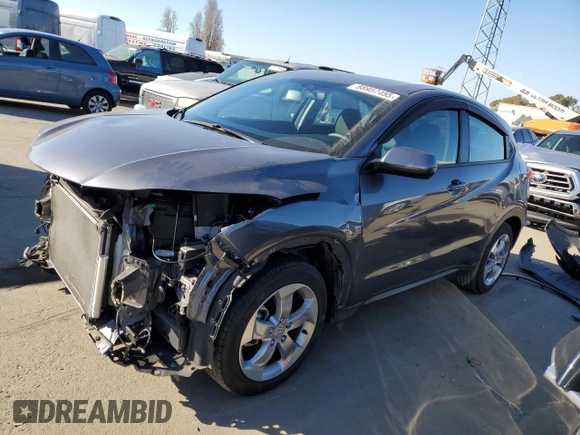 2021 Honda HR-V LX with VIN 3CZRU5H37MM723932, listed as a Copart auction lot 88957455 with 27,644 mi miles and Salvage Title. Bid and sale history available at carsss.com. Image 1.