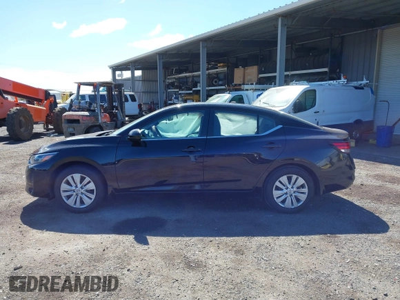 2024 Nissan Sentra S with VIN 3N1AB8BV3RY232197, listed as a IAAI auction lot 40859800 with 14,397 mi miles. Bid and sale history available at carsss.com. Image 14.