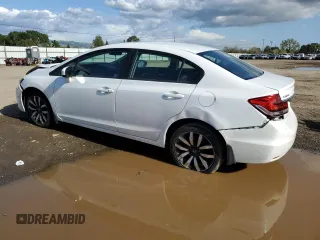 2015 Honda Civic Sedan EX-L with VIN 19XFB2F94FE218657, listed as a Copart auction lot 51828095 with 218,179 mi miles and Salvage Title. Bid and sale history available at carsss.com. Image 2.