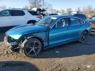 2019 BMW 4 Series 430i xDrive with VIN WBA4J3C58KBL08349, listed as a Copart auction lot 84267764 with 79,670 mi miles and Salvage Title. Bid and sale history available at DreamBid. Image 1.