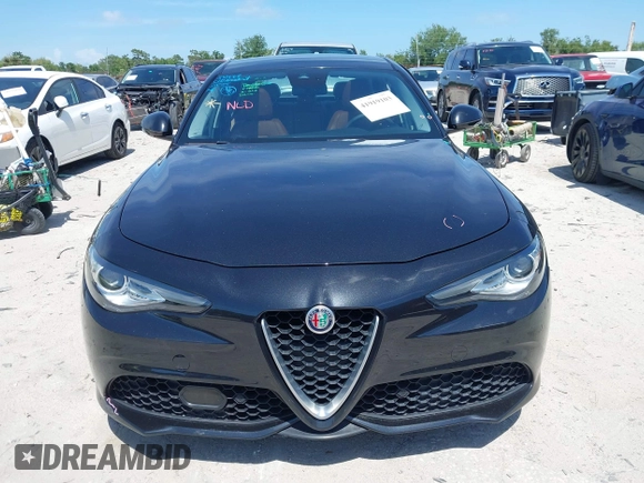 2017 Alfa Romeo Giulia Ti with VIN ZARFAEEN5H7545113, listed as a IAAI auction lot 41919103 with 62,182 mi miles. Bid and sale history available at carsss.com. Image 12.