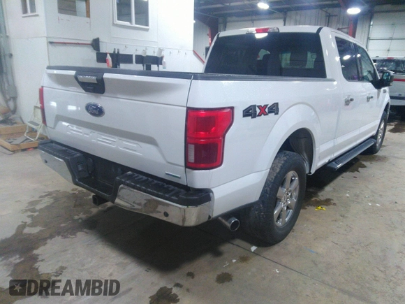 2018 Ford F-150 XL with VIN 1FTFW1EG9JFD55221, listed as a IAAI auction lot 42073862 with 184,281 mi miles and . Bid and sale history available at carsss.com. Image 4.