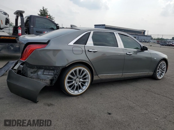 2016 Cadillac CT6 Premium Luxury AWD with VIN 1G6KF5RS6GU148166, listed as a Copart auction lot 59566185 with 112,274 mi miles and Salvage title. Bid and sale history available at DreamBid. Image 3.