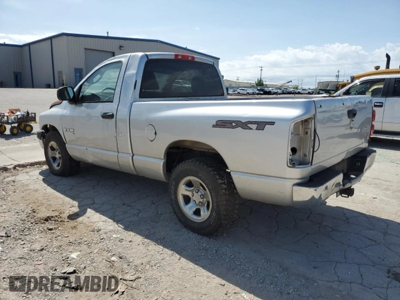 2008 Dodge 1500 ST with VIN 1D7HA16K68J170535, listed as a Copart auction lot 54376044 with 106,178 mi miles and Salvage Title. Bid and sale history available at DreamBid. Image 2.