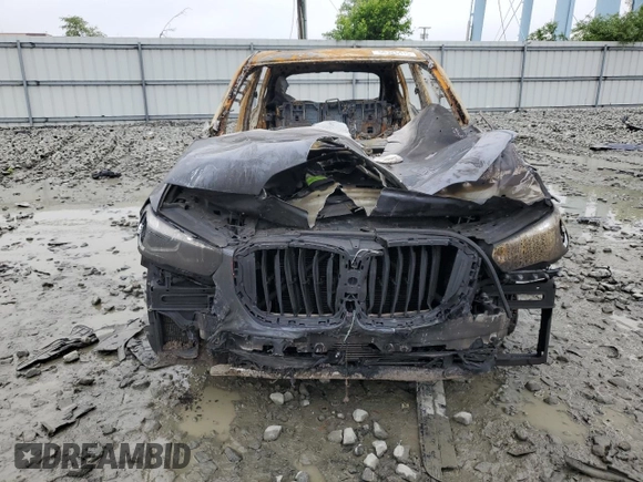 2021 BMW X5 xDrive40i with VIN 5UXCR6C07M9E66741, listed as a Copart auction lot 56325415 with Not provided miles and Salvage title. Bid and sale history available at DreamBid. Image 5.