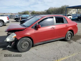 2010 Nissan Versa 1.8 S with VIN 3N1BC1AP3AL410638, listed as a Copart auction lot 46369875 with 184,090 mi miles and Salvage Title. Bid and sale history available at carsss.com. Image 1.