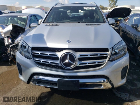 2017 Mercedes-Benz GLS 450 with VIN 4JGDF6EE8HA901271, listed as a Copart auction lot 41928124 with 56,176 mi miles and . Bid and sale history available at DreamBid. Image 5.