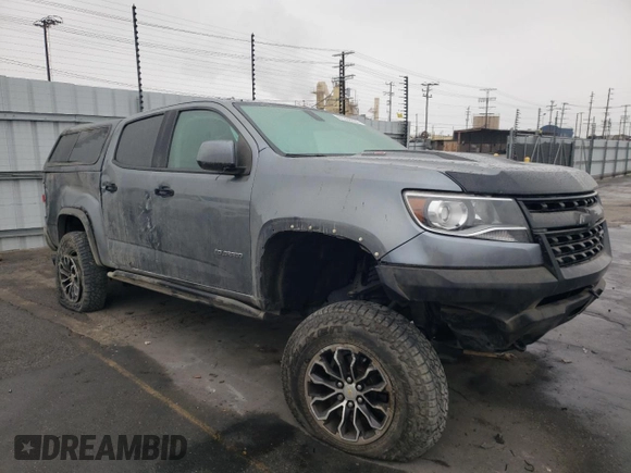 2018 Chevrolet Colorado 4WD ZR2 with VIN 1GCPTEE17J1211308, listed as a Copart auction lot 81398054 with 135,350 mi miles and Salvage Title. Bid and sale history available at carsss.com. Image 4.