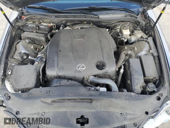 2014 Lexus IS 250 with VIN JTHBF1D28E5019204, listed as a Copart auction lot 48199365 with 93,436 mi miles and Salvage Title. Bid and sale history available at DreamBid. Image 12.
