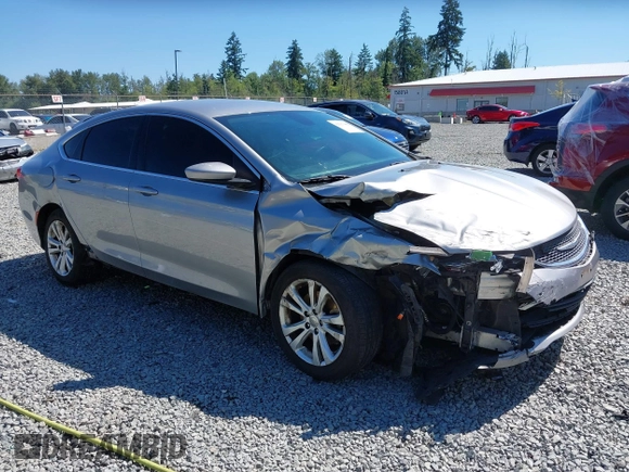2015 Chrysler 200 Limited with VIN 1C3CCCAB1FN595950, listed as a IAAI auction lot 42627486 with 217,578 mi miles and . Bid and sale history available at DreamBid. Image 1.