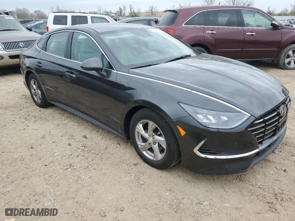 2022 Hyundai Sonata SE with VIN 5NPEG4JA0NH144982, listed as a Copart auction lot 48109664 with 27,634 mi miles and Non Repairable. Bid and sale history available at carsss.com. Image 4.