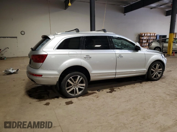 2012 Audi Q7 Prestige with VIN WA1VMAFE4CD000206, listed as a Copart auction lot 50737525 with Not provided miles and Salvage title. Bid and sale history available at DreamBid. Image 3.