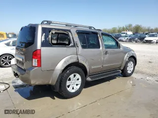 2006 Nissan Pathfinder SE with VIN 5N1AR18W36C654471, listed as a Copart auction lot 51781165 with 191,871 mi miles and Salvage Title. Bid and sale history available at carsss.com. Image 3.