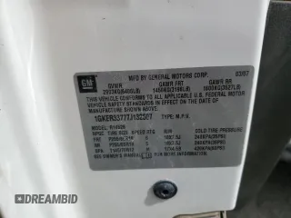 2007 GMC Acadia SLT z VIN 1GKER33777J132607, wystawiony jako Copart lot #54617645 z przebiegiem 329 756 mil mil oraz Szkoda całkowita • Salvage title. Historia ofert i sprzedaży dostępna na DreamBid. Obrazek 13.