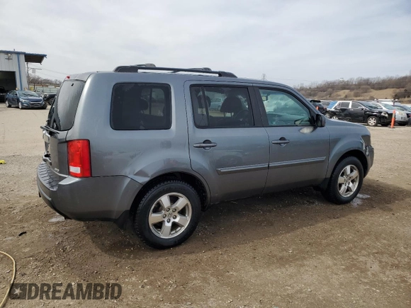 2011 Honda Pilot EX-L with VIN 5FNYF4H53BB099202, listed as a Copart auction lot 49852445 with 112,706 mi miles and Salvage Title. Bid and sale history available at DreamBid. Image 3.