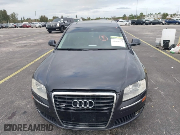 2009 Audi A8 4.2L with VIN WAUMV94E19N012605, listed as a IAAI auction lot 41601218 with Not provided miles and . Bid and sale history available at DreamBid. Image 6.