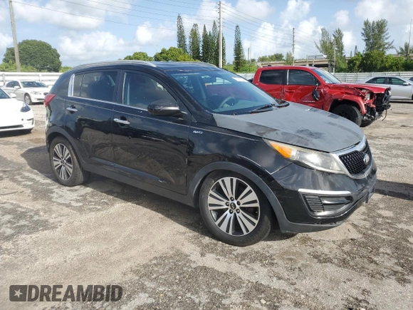 2016 Kia Sportage EX z VIN KNDPCCACXG7816280, wystawiony jako Copart lot #70017054 z przebiegiem 113 558 mil mil oraz Czysty tytuł • Clean title. Historia ofert i sprzedaży dostępna na DreamBid. Obrazek 4.