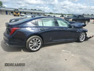 2020 Cadillac CT5 Premium Luxury with VIN 1G6DN5RK2L0116960, listed as a Copart auction lot 60214775 with Not provided miles and Salvage title. Bid and sale history available at DreamBid. Image 3.