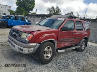 2001 Nissan Xterra XE with VIN 5N1ED28T91C584785, listed as a Copart auction lot 45409685 with 155,524 mi miles and Salvage Title. Bid and sale history available at DreamBid. Image 1.