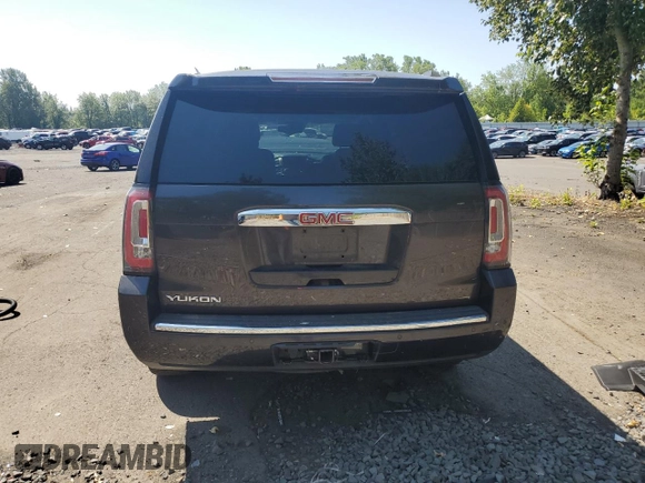 2018 GMC Yukon Denali with VIN 1GKS2CKJ7JR179097, listed as a Copart auction lot 65645904 with 0 mi miles and Salvage Title. Bid and sale history available at carsss.com. Image 6.