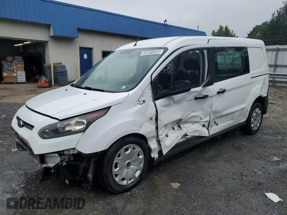 2018 Ford Transit Connect XL with VIN NM0LE7E79J1340446, listed as a Copart auction lot 59924395 with 200,814 mi miles and Salvage title. Bid and sale history available at DreamBid. Image 1.