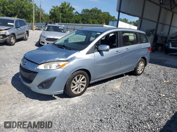 2013 Mazda 5 Sport z VIN JM1CW2BLXD0148001, wystawiony jako Copart lot #63296815 z przebiegiem 162 513 mil mil oraz Szkoda całkowita • Salvage title. Historia ofert i sprzedaży dostępna na DreamBid. Obrazek 1.
