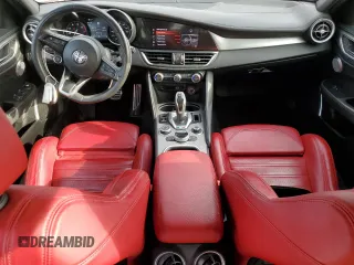 2023 Alfa Romeo Giulia Veloce with VIN ZARFANBN2P7670539, listed as a Copart auction lot 51078645 with 53,270 mi miles and Clean title. Bid and sale history available at DreamBid. Image 8.