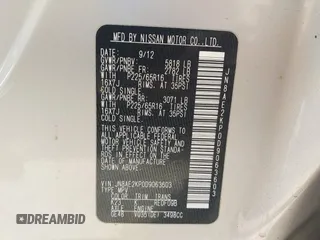 2013 Nissan Quest LE z VIN JN8AE2KP0D9063603, wystawiony jako IAAI lot #42315262 z przebiegiem 143 582 mil mil oraz . Historia ofert i sprzedaży dostępna na DreamBid. Obrazek 9.