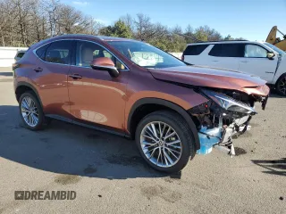 2025 Lexus NX with VIN 2T2GGCEZ7SC066651, listed as a Copart auction lot 73207444 with 1,764 mi miles and Salvage Title. Bid and sale history available at carsss.com. Image 4.