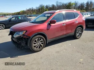 2016 Nissan Rogue S z VIN JN8AT2MV3GW145204, wystawiony jako Copart lot #56549835 z przebiegiem 166 678 mil mil oraz Szkoda całkowita • Salvage title. Historia ofert i sprzedaży dostępna na DreamBid. Obrazek 1.